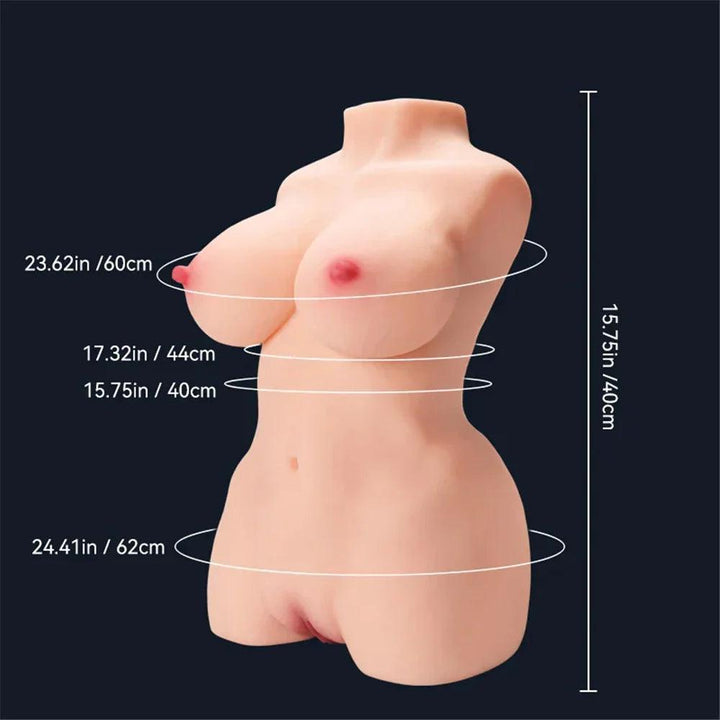 Poupée sexuelle Torso Sexuel Rose 5,5kg - xeoxhoney-fr