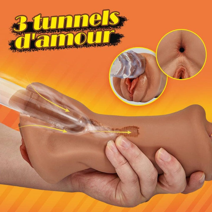 Bouche avec succion et gorge serrée pour une sensation réaliste