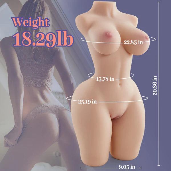 buste en silicone masturbateur sex doll torso
