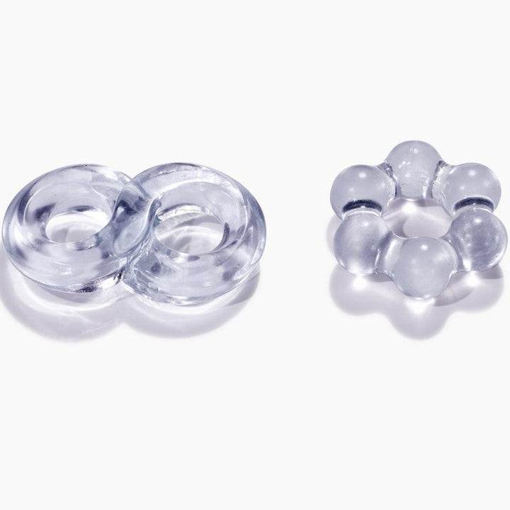 Kit de 2 Cockrings Transparent - xeoxhoney-fr