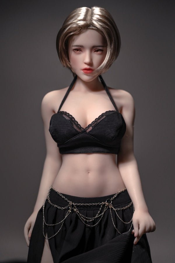 Climax mini sex doll blonde en silicone Juliette 60 cm