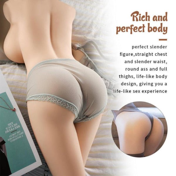 Vue de dos montrant les proportions naturelles du torse et les détails sculptés