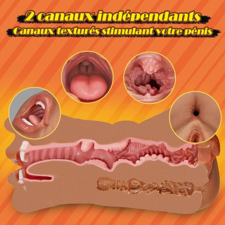 Vagin et anus super élastiques pour une pénétration confortable