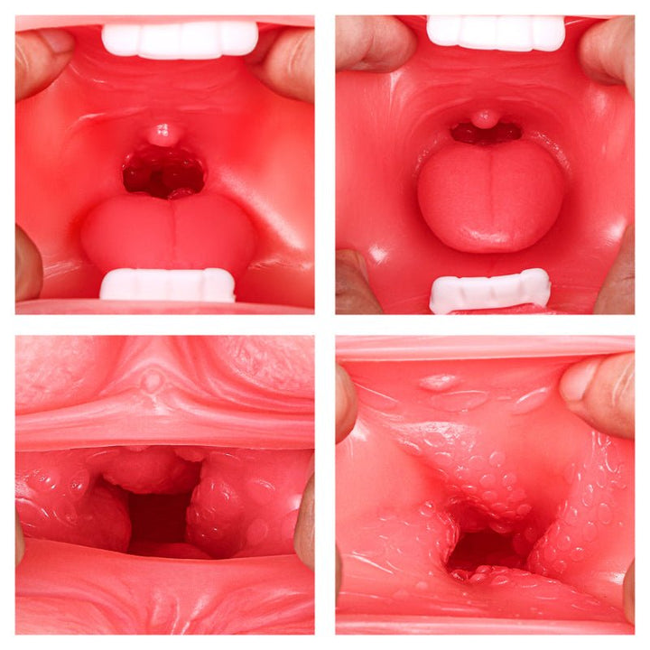 Zoom sur la texture interne de Beth, conçue pour offrir une stimulation progressive et variée