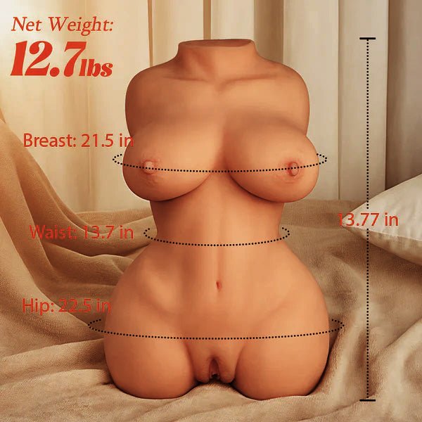 Torse miniature avec texture peau naturelle