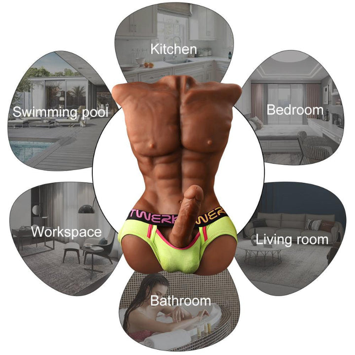 torso assis avec posture naturelle